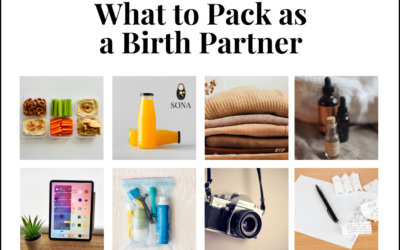 What to Pack in a Birth Partner Bag